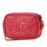Mini GG Marmont Matelasse Leather Crossbody